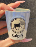 Blue Moose Calgary Shot Glass