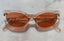 Empire Cat Clear Pink Sunglasses