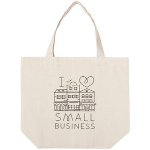 I Heart Small Business Tote Bag