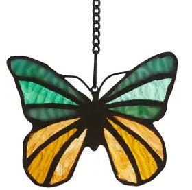 Multi Colour Stained Glass Butterfly