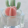 Cactus & Pink Succulent Tealight Candle