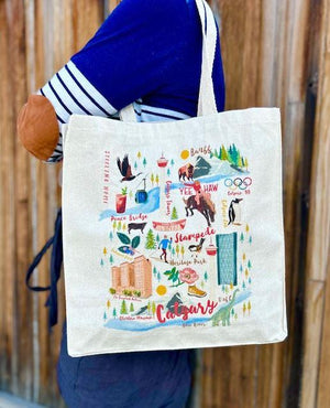 Calgary Icons Tote Bag