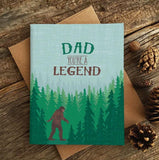 Dad, You're a Legend Card