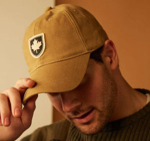 Canada Shield Hat in Tan