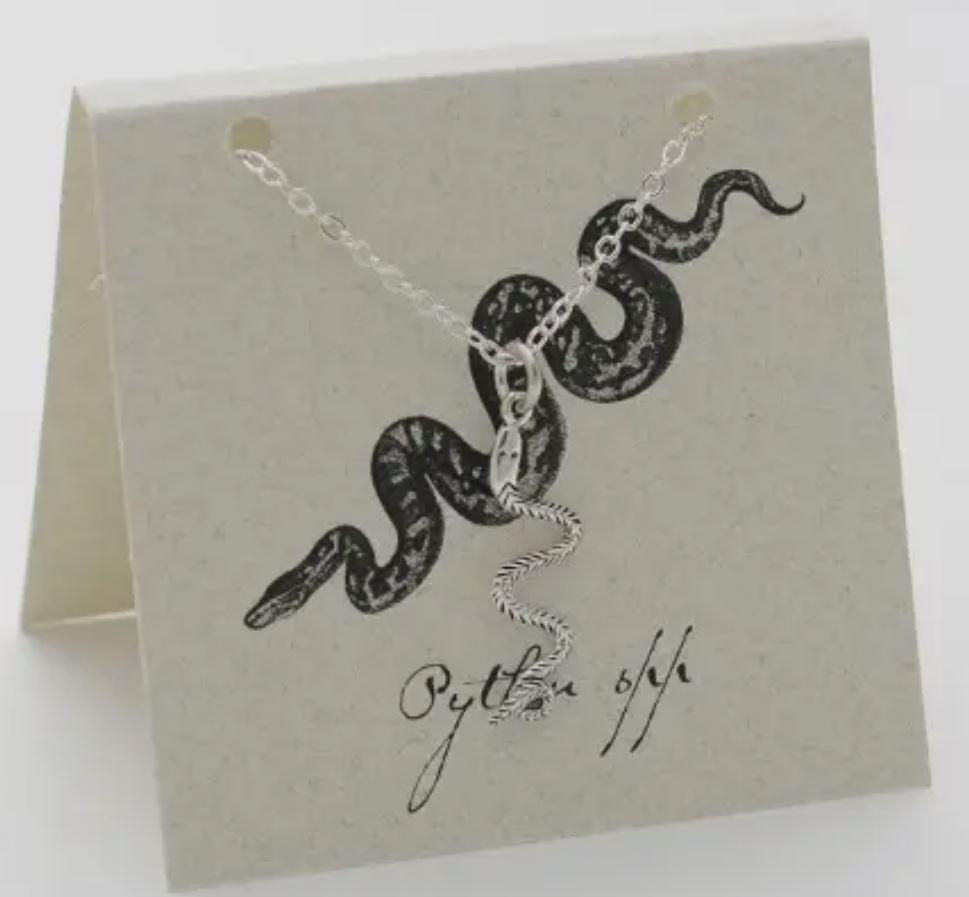 Sterling Silver Snake Necklace