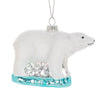 Polar Bear Glass Ornament