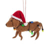 Dogs in Holiday Lights Ornament