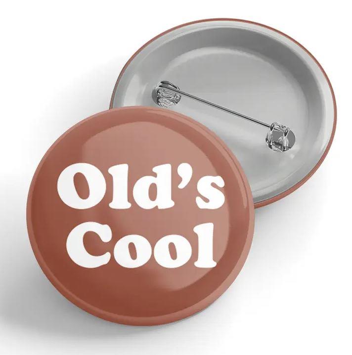 Old's Cool Button Pin