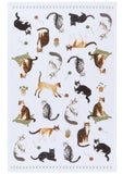 Cat Collective Printed Cotton Dishtowel