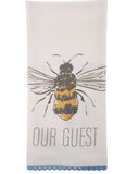 Bee Our Guest Tea Towel