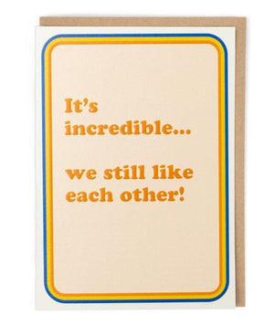 It's Incredible Card