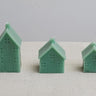 Mint Green Tall House Shaped Candle
