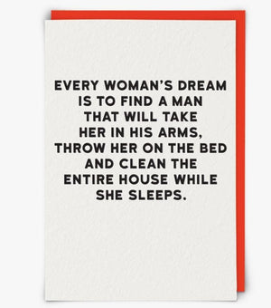A Woman's Dream Card