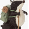 Hiking Badger Ornament