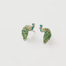 Enamel Peacock Earrings