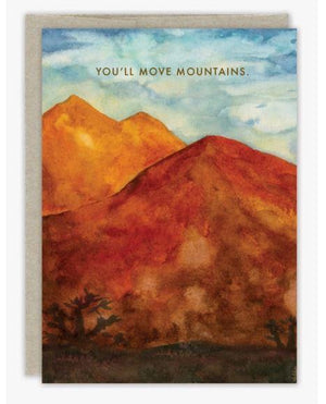 You'll Move Mountains Card