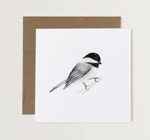 Chickadee Art Card