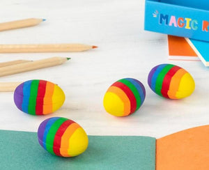 Rainbow Egg Eraser