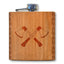 Hatchets Wood Flask