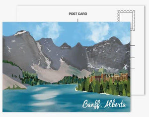 Banff Alberta Postcard
