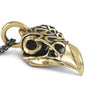 Bronze Eagle Skull Necklace