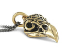 Bronze Eagle Skull Necklace