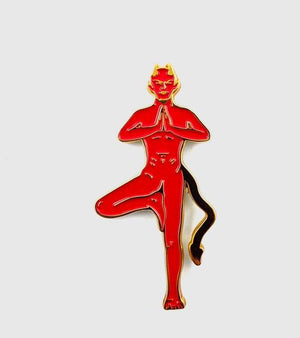 Satan's Yoga Pin