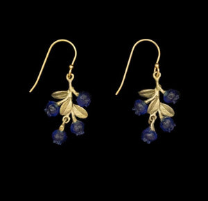Petite Blueberry Dangle Earrings