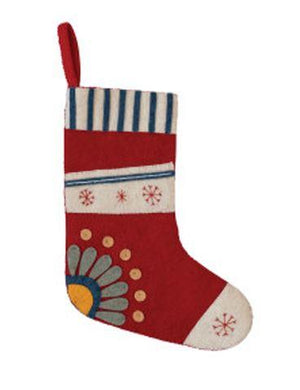 Wool Flower Stocking