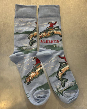 Alberta Cowboy Unisex Socks
