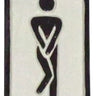 Man Bathroom Plaque