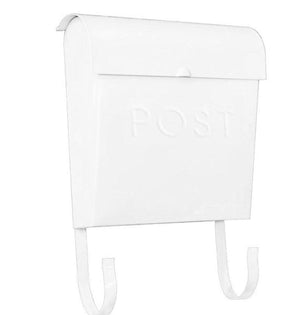 White POST Mailbox
