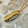 Plain Pocket Knife Charm Necklace