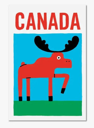 Postcard - Canada moose