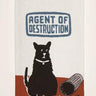 Agent of Destruction Tea Towel