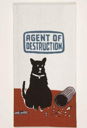 Agent of Destruction Tea Towel