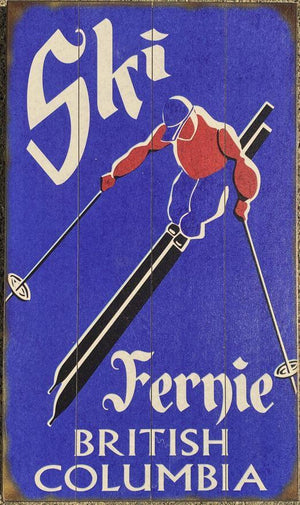 Ski Fernie, British Colombia Sign