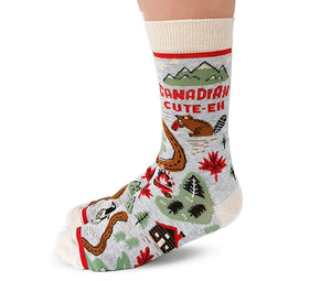 Canadian Cute-Eh Socks