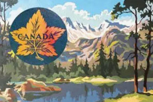 Canada Mountain Postcard