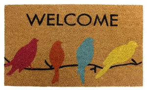 Birds Welcome Doormat