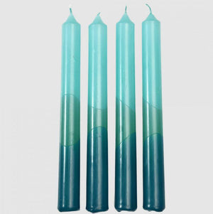 Blue Dip Candle Stick Set