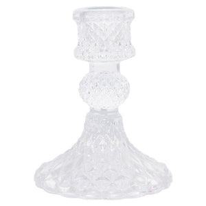 Clear Baby Bella Candle Holder