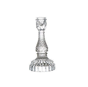 Bella Candle Holder - Large Clear