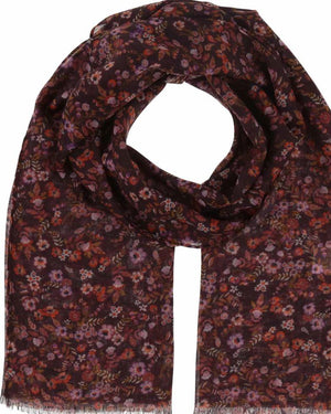 Wild Berry Floral Scarf