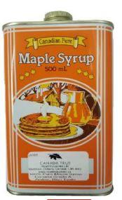 Maple Syrup Made in Canada 500mL Tin