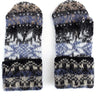 Nordic Icelandic Wool Snowflake Mittens