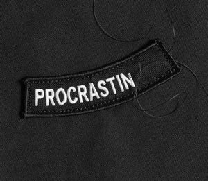 Procrastinator Iron on Patch