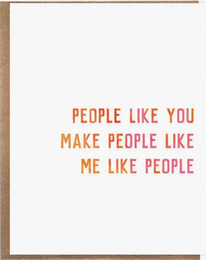 People Like You Card