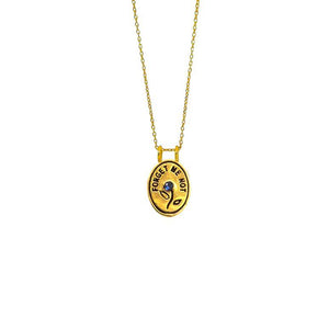 Gold Forget Me Not Necklace