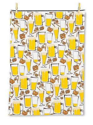 Pretzels & Beer Tea Towel